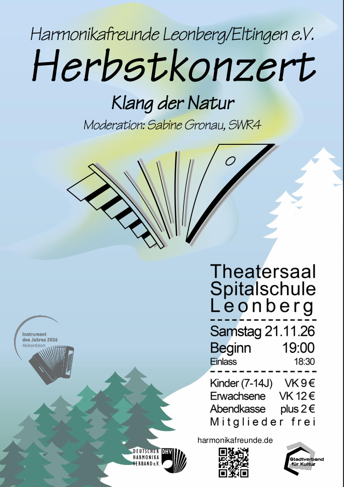 Vorschau des Herbstkonzert-Programms